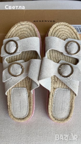 Чехли естествен велур, снимка 1