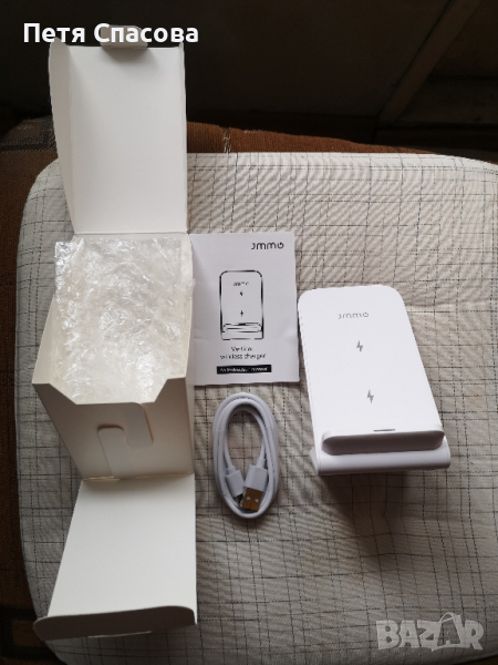 Универсално Безжично Зарядно за телефони JMMO - PW03 15W, снимка 1