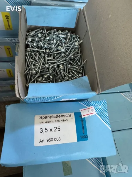 Винтове за дърво 3,5х25, снимка 1