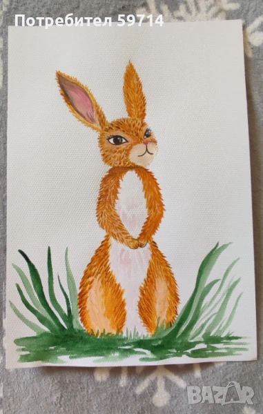 Рисунка "Зайка", снимка 1