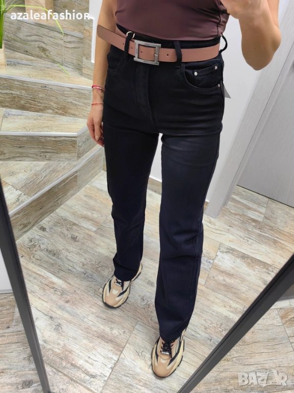 Дамски дънки с подарък колан, снимка 1