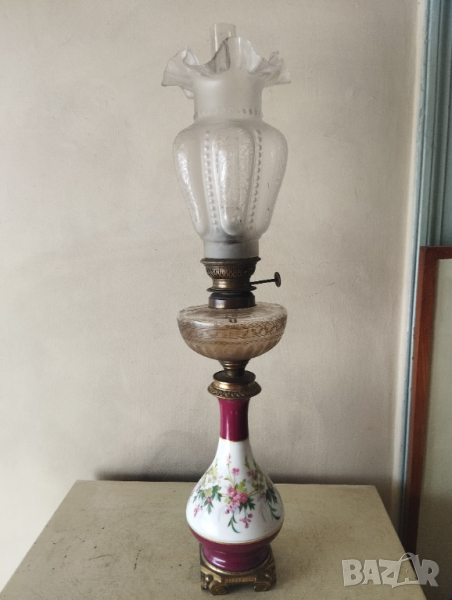 газова (газена) лампа арт нуво, снимка 1