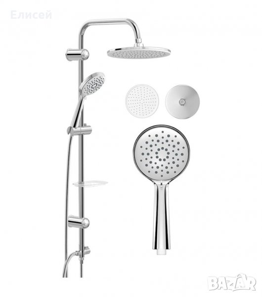 Душ система Valtemo Aqua Deluxe Crome, за стенен смесител, снимка 1