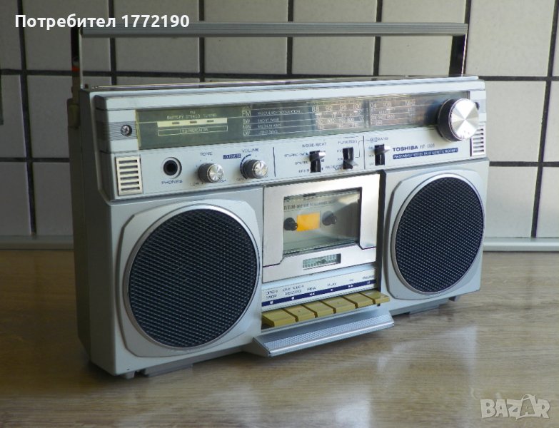 Японски Стерео касетофон TOSHIBA RT-100S, Кореком 1983г., снимка 1