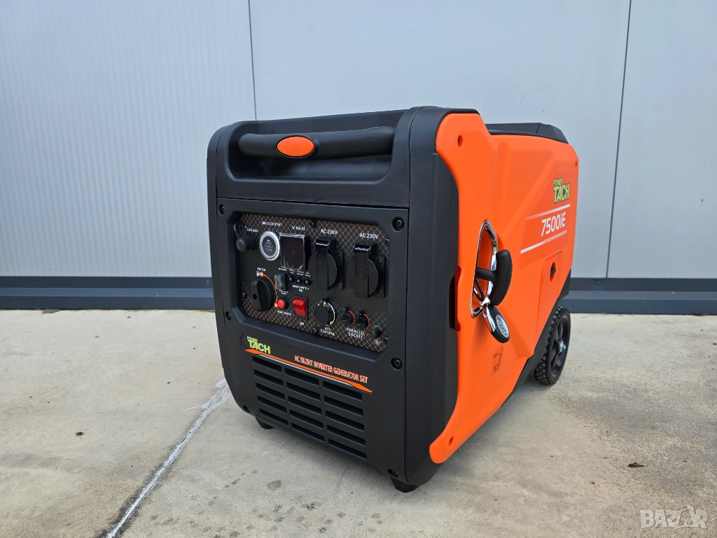 6.5kW Инверторен генератор за ток LPG Бензин, Газ, ел. старт, дистанционно, снимка 1