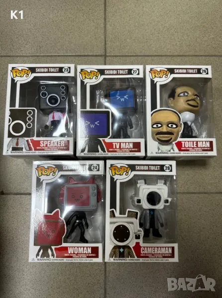 Фигурки Skibidi Toilet Pop, фигурка Скибиди Тойлет Funko Pop , снимка 1