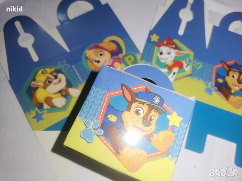 Пес Патрул Paw Patrul картонена кутия кутии за подарък подаръчни сувенир парти рожден ден кутийки, снимка 1