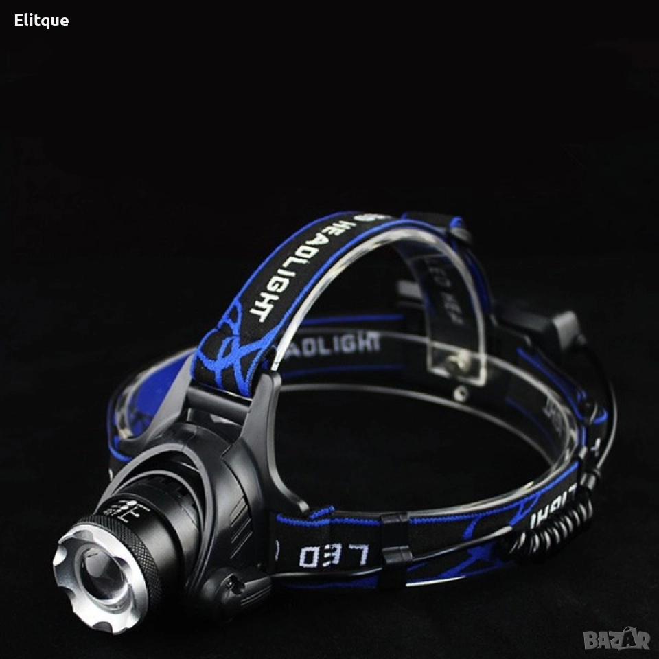 Фенер за глава със силна светлина и SOS режим, снимка 1