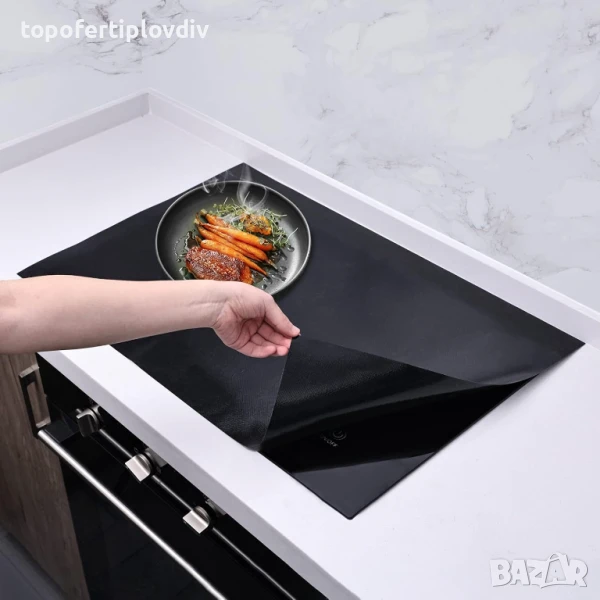 Подложка за индукционен котлон KitchenRaku 52 x 78 cm Induction Protective Mat, снимка 1