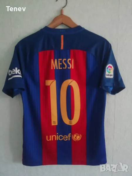 Барселона Меси оригинална футболна тениска фланелка Nike Messi Barcelona размер М 2016/2017 , снимка 1