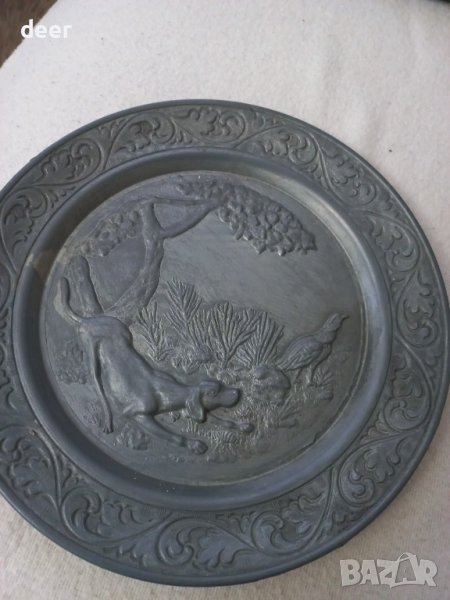 Чиния от цинк, снимка 1