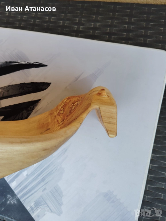 Ръчно изработена фруктиера/купа от бреза. , снимка 1