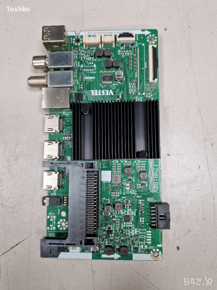 TOSHIBA 65UV2363DG MAIN 17MB180V POWER 17IPS72 TCON PT650GT01-1-C-3 PANEL VES650QNFH-N1-Z01, снимка 1