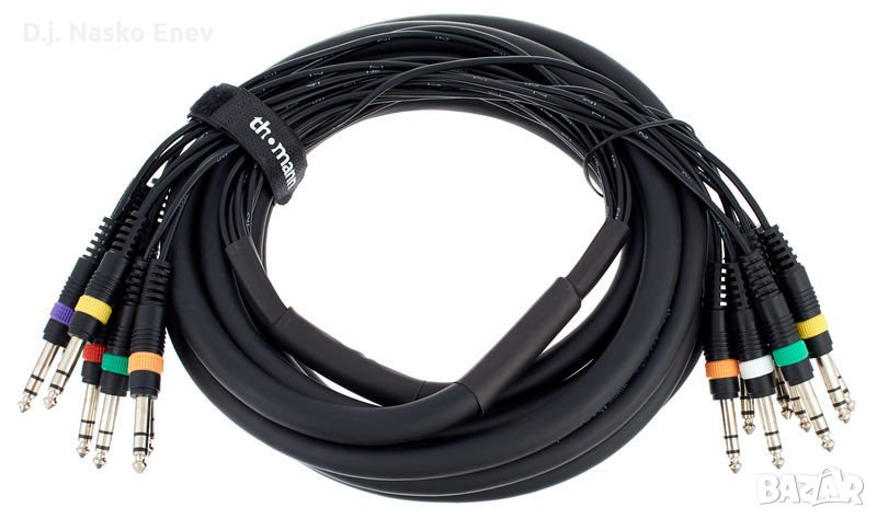 Комплект кабели за електронни барабани the sssnake SPP8050 - 8 чифта в общ корпус, снимка 1
