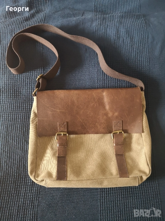 Кожена чанта за през рамо, снимка 1