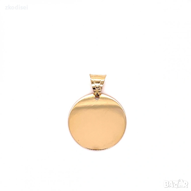 Златен медальон 1,79гр. 14кр. проба:585 модел:32118-1, снимка 1