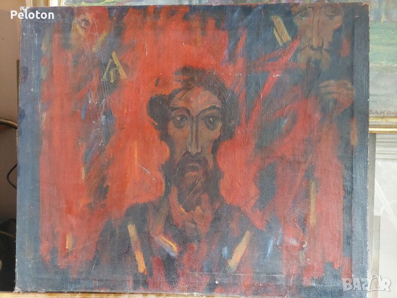 Картина от Петър Георгиев ,1985 рисувана , снимка 1