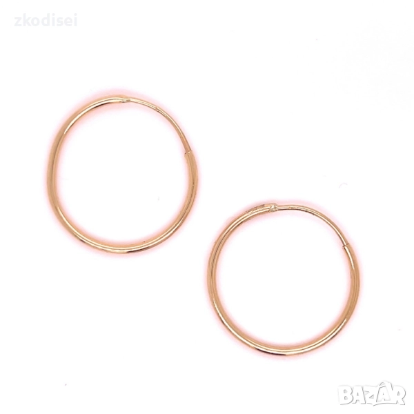 Златни обеци 1,37гр. 14кр. проба:585 модел:34321-2, снимка 1