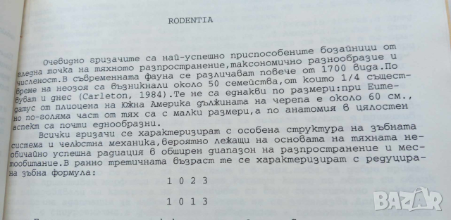 Палеозоология - материали за дипломна работа, снимка 6 - Специализирана литература - 44642510