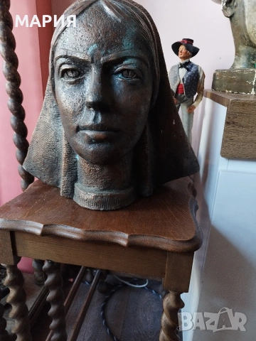 Модернистична медна скулптура, втора половина на ХХ век, снимка 5 - Антикварни и старинни предмети - 53755846