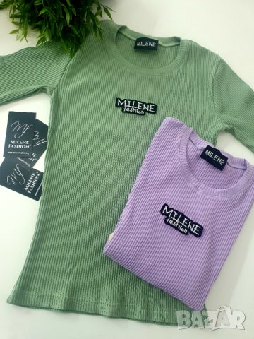 Блуза MILENE 8 цвята, снимка 5 - Блузи с дълъг ръкав и пуловери - 40304367