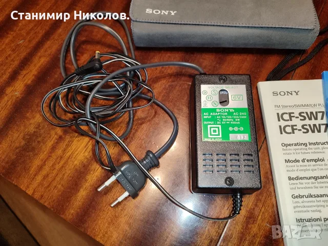Дигитално радио Sony ICF-SW 7600G FM Stereo/SW/MW/LW PLL Synthesized World Band Receiver., снимка 3 - Радиокасетофони, транзистори - 55748610
