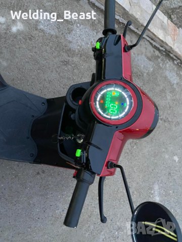 NEW Електрическа Триколка Famozna-LUX 1500W/60V/20Ah - RED/BLACK, снимка 8 - Мотоциклети и мототехника - 39292771