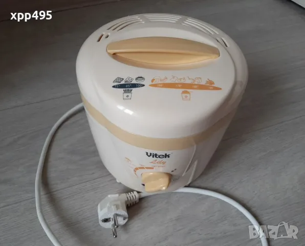 Фритюрник с малка мазина Vitek VT-1535 като нов, снимка 6 - Фритюрници - 55730201