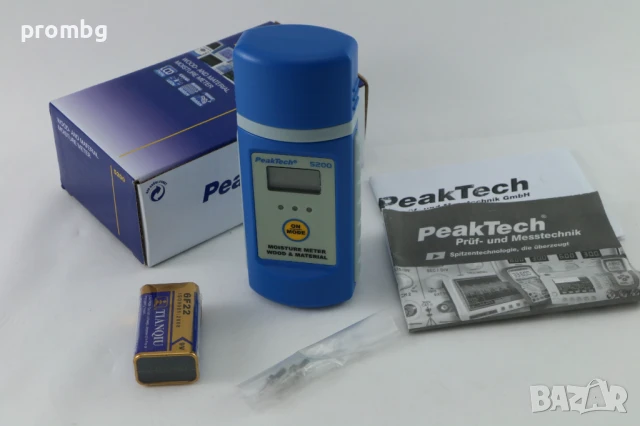 влагомер, измервател на влажност в дървесина и др., Германия, снимка 4 - Измервателни инструменти - 50666304