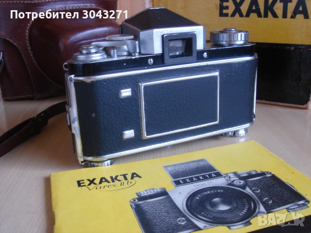 Exakta Varex IIb като нов с калъф, снимка 3 - Фотоапарати - 53726931