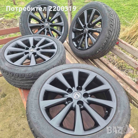 Джанти 5x114.3 17 с летни гуми , снимка 3 - Гуми и джанти - 53506378