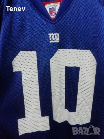 New York Giants Manning #10 Reebok Jersey NFL оригинална тениска фланелка Ню Йорк Манинг, снимка 4 - Тениски - 52961352