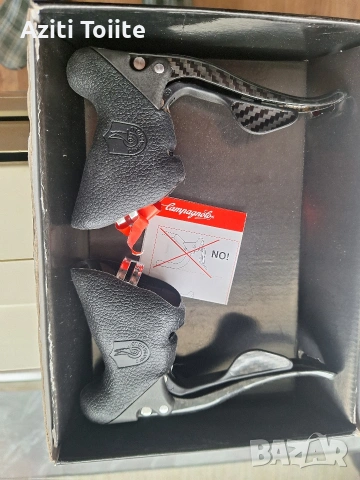 campagnollo Record ergopower control levers 10 speed, снимка 3 - Части за велосипеди - 53578509