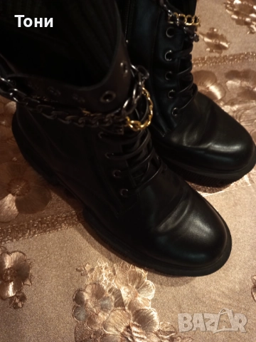 LADY GLORY Нови Дамски Боти Изцяло от Естествена Кожа 39, снимка 5 - Дамски боти - 52923194
