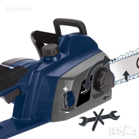 Електрически циркулярен, верижен трион Einhell BG-EC 1840 Blue,  1800 W, 40cм, снимка 6 - Градинска техника - 48981153