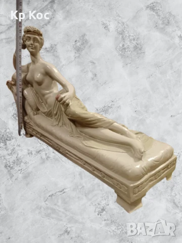 Неокласическа елегантна статуя Венера Победителка (Полин Бонапарт) Venus Victrix, снимка 3 - Статуетки - 50990307