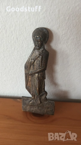 Вотив,възрожденски сачан,апликация,светец,икона,бабин чеиз 