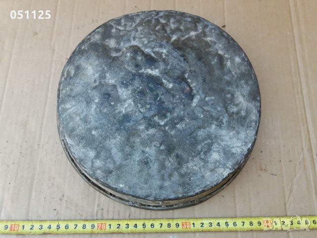 бакърена, медна кована възрожденска тавичка - Медвен , снимка 11 - Антикварни и старинни предмети - 36004839