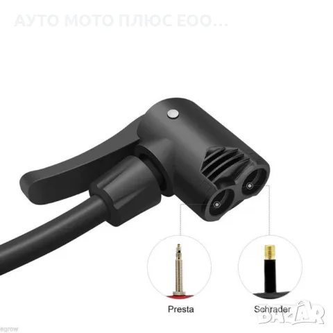 Мини крачна помпа за велосипед с манометър., снимка 8 - Аксесоари за велосипеди - 47583092