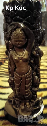 Винтидж ваза/свещник с флорални и индуистки орнаменти, снимка 12 - Антикварни и старинни предмети - 50989131