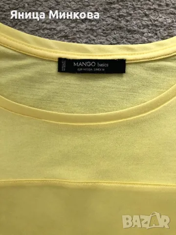 Дамска блузка Mango, снимка 3 - Тениски - 49507141