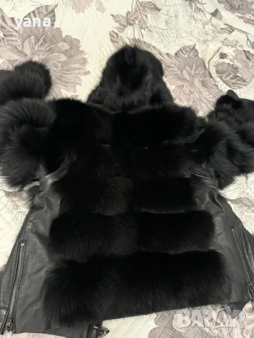 Естествен косъм с кожа, снимка 3 - Палта, манта - 55980634