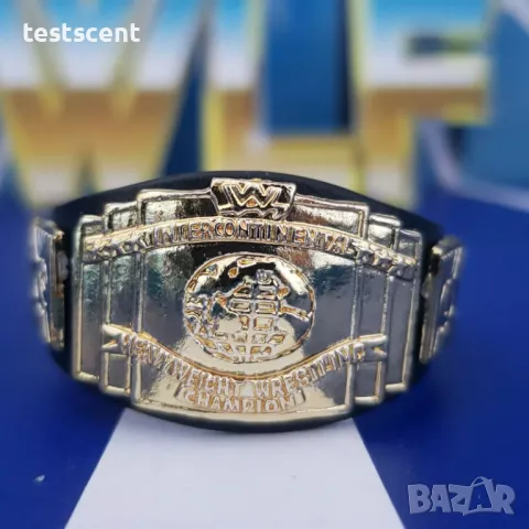 Шампионски колан пояс WWE World Heavyweight Championship световната титла в кеча WWF WCW WWE, снимка 11 - Фигурки - 48495468