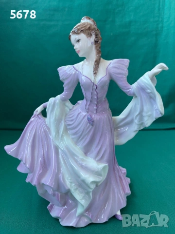 Порцеланова статуетка ,,Coalport”, снимка 2 - Статуетки - 53814785
