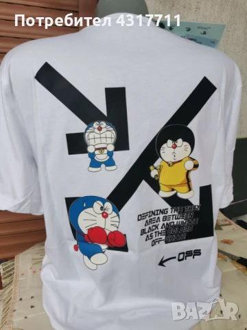 Мъжка тениска с къс ръкав off white , снимка 1