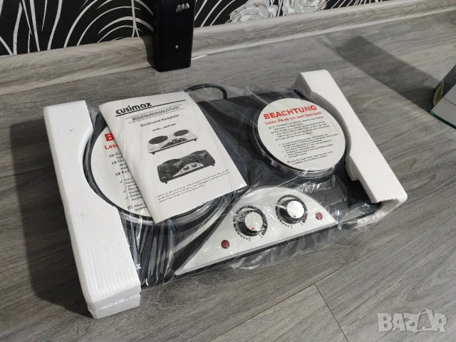 ПРОМО ! CUSIMAX 2500 W двойна електрическа плоча !, снимка 2 - Котлони - 51340615