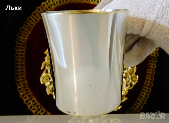 Посребрена чаша WMF с мотив от Спящата красавица. , снимка 4 - Антикварни и старинни предмети - 53066900