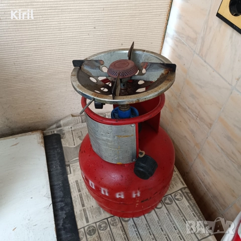 Туристическа газова бутилка с котлон 