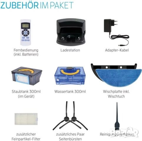 Прахосмукачка робот ZACO iLife V5x, Плюс МОП, Систематично почистване с навигация, WiFi, снимка 3 - Прахосмукачки - 53581847