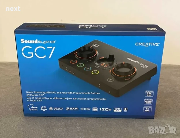 Външна звукова карта DAC Creative Sound Blaster GC7 + Гаранция, снимка 2 - Други - 50711773